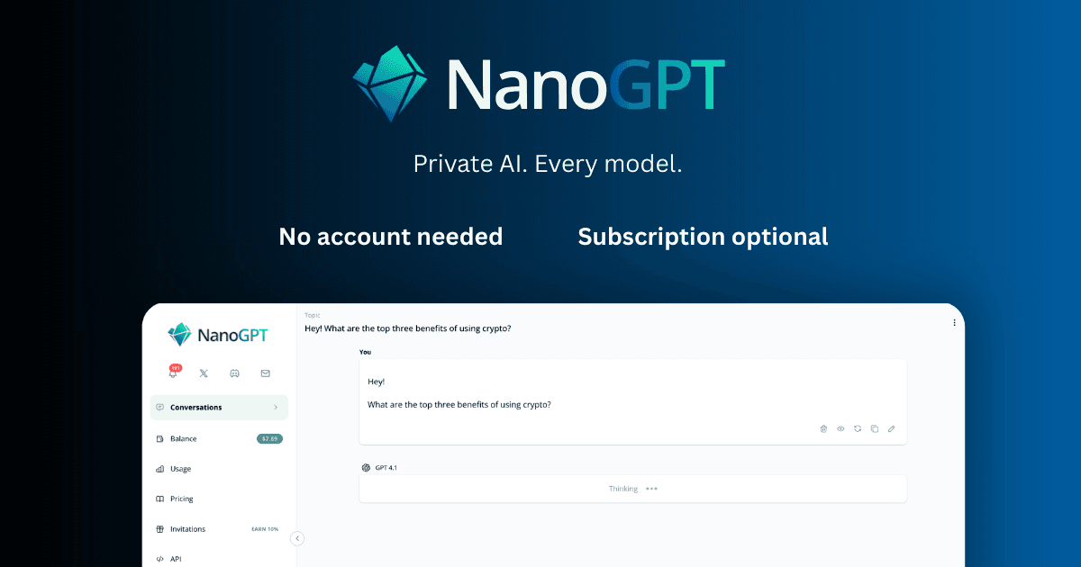 NanoGPT vs OpenRouter: Same Models, No Deposit Fee